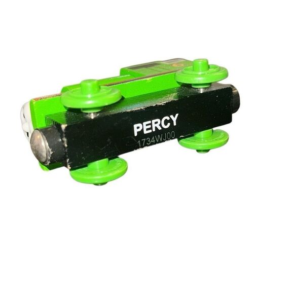 Percy Engine Thomas the Train Wooden Railway Friends green tracks - Picture 1 of 6